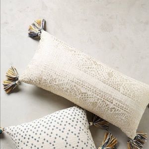 Anthropologie Tasseled Pillow